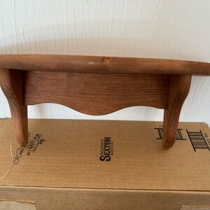 Home interiors shelf.  18” long with 5” radius.  Brand new in org box.